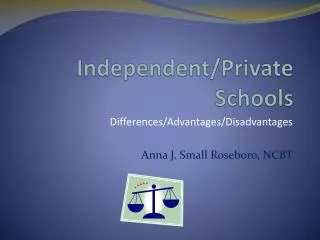 Independent/Private Schools