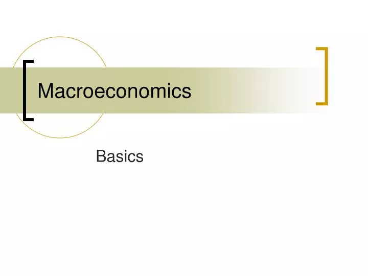 macroeconomics