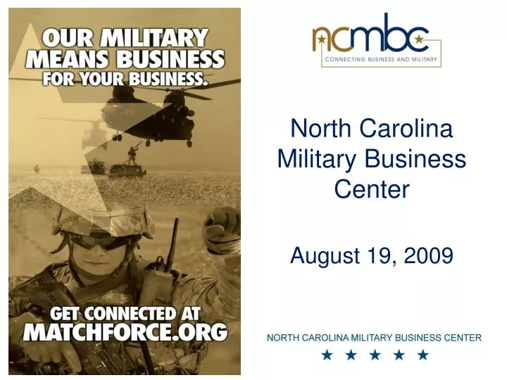north carolina military business center august 19 2009