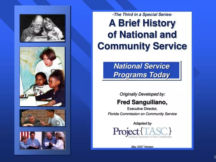 national service programs today