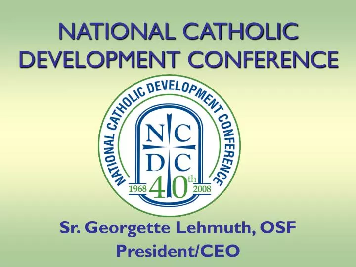 national catholic development conference