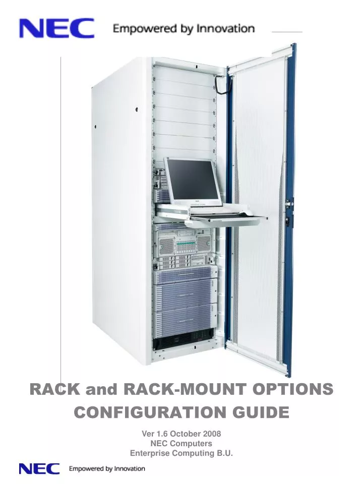 rack and rack mount options configuration guide
