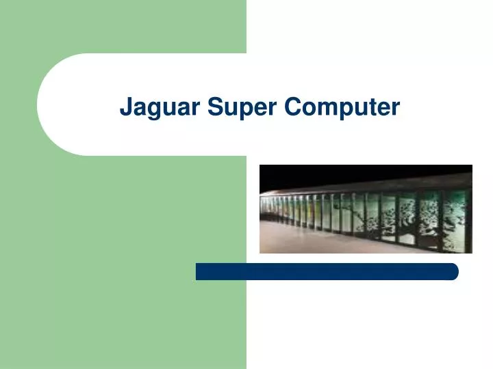 jaguar super computer