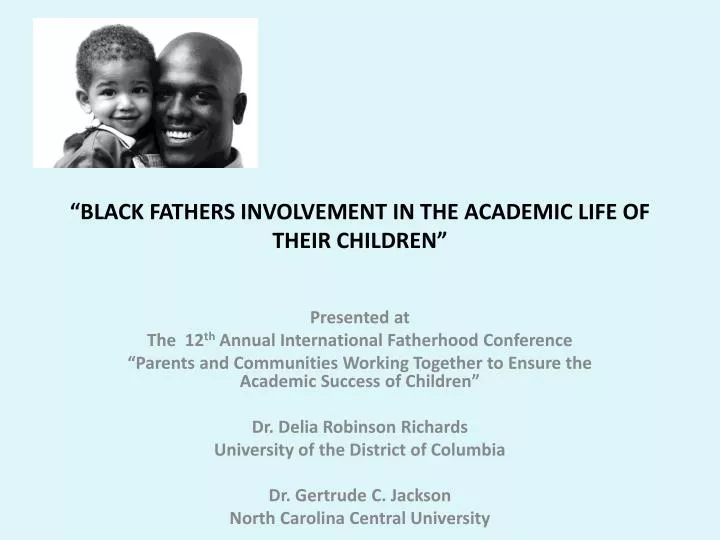 black fathers involvement in the academic life of their children