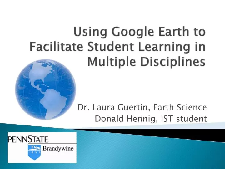 using google earth to facilitate student learning in multiple disciplines