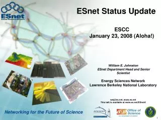 ESnet Status Update