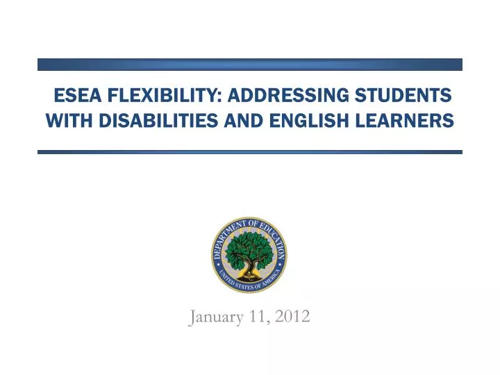 esea flexibility addressing students with disabilities and english learners