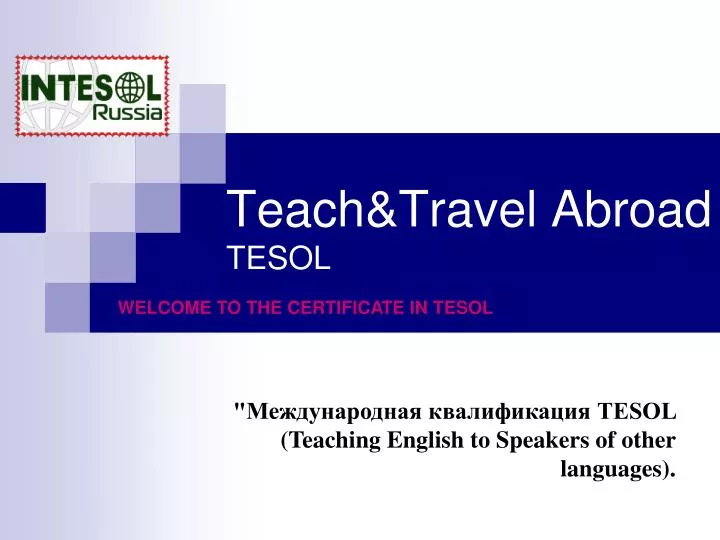 teach travel abroad tesol