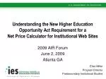 2009 AIR Forum June 2, 2009 Atlanta GA - slide 1