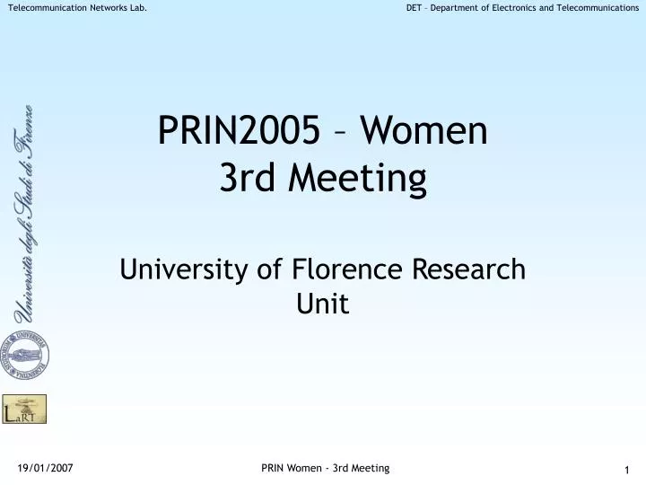 prin2005 women 3rd meeting