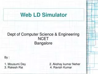Web LD Simulator
