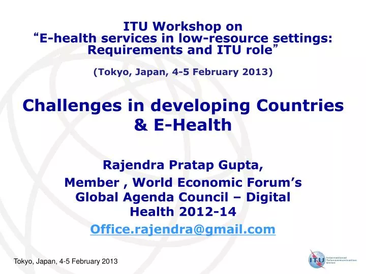challenges in developing countries e health