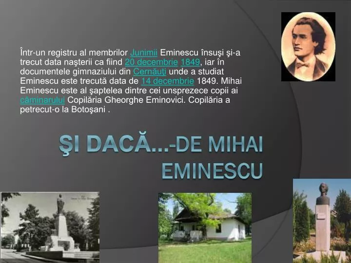 i dac de mihai eminescu