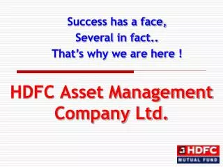 HDFC Asset Management Company Ltd.