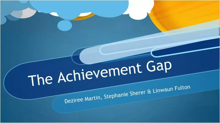 the achievement gap