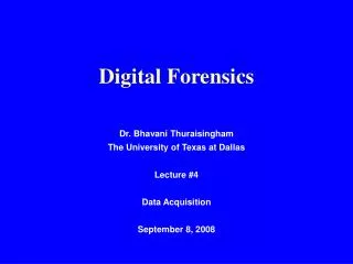 Digital Forensics