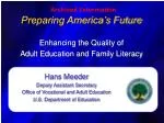 Preparing America’s Future - slide 1