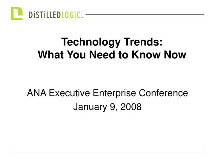 ana executive enterprise conference january 9 2008