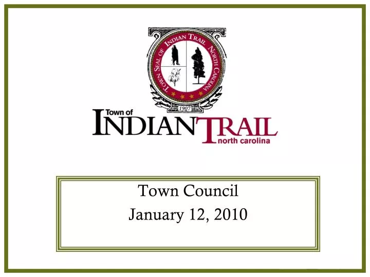indian trail town council
