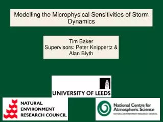 Modelling the Microphysical Sensitivities of Storm Dynamics