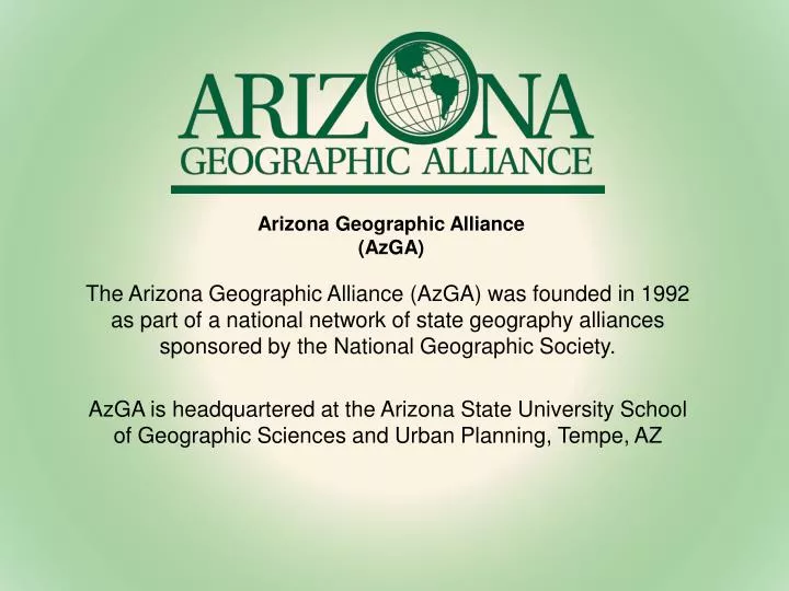 arizona geographic alliance azga