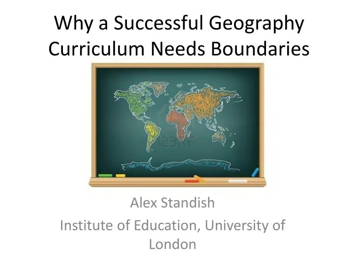 why a successful geography curriculum needs boundaries