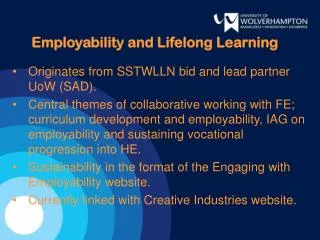 Employability and Lifelong Learning
