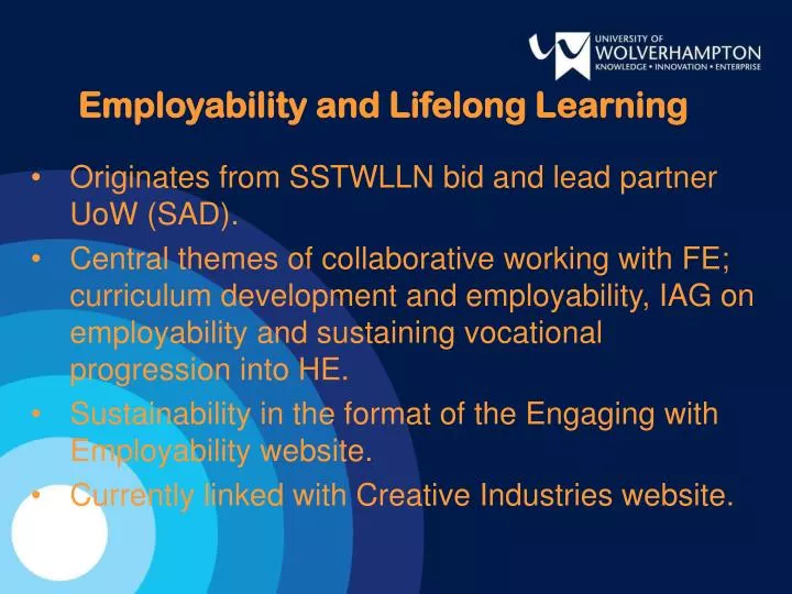 employability and lifelong learning