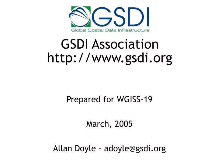gsdi association http www gsdi org