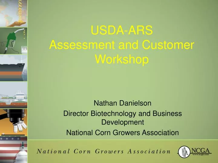 usda ars assessment and customer workshop