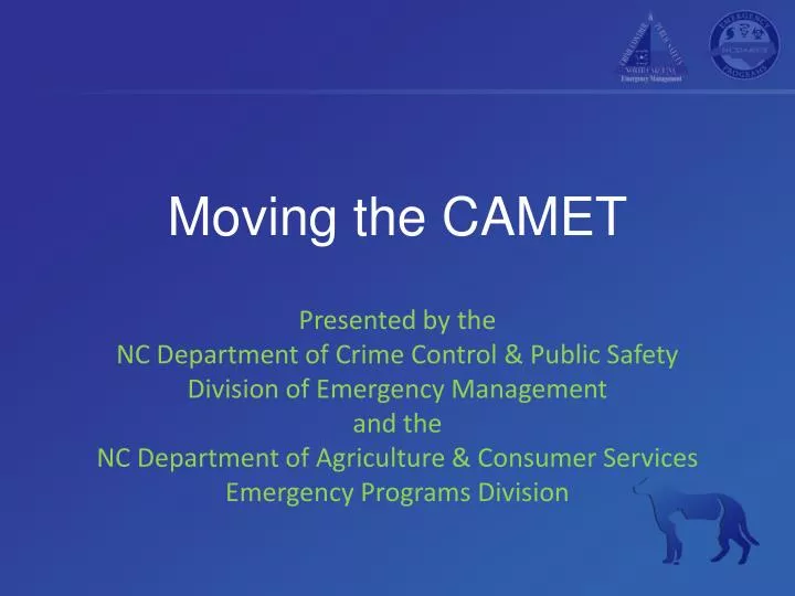 moving the camet