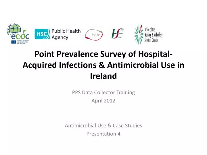 point prevalence survey of hospital acquired infections antimicrobial use in ireland