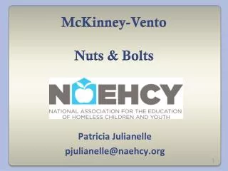 McKinney-Vento Nuts &amp; Bolts
