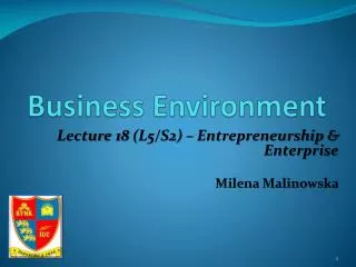 Business Environment