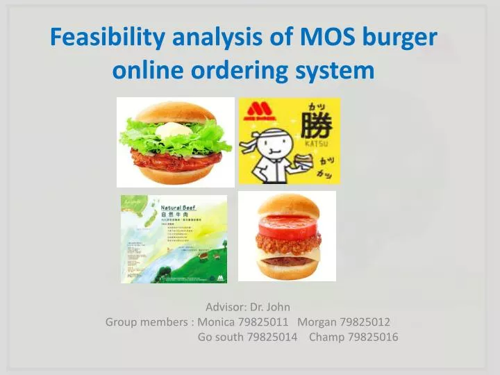 feasibility analysis of mos burger online ordering system