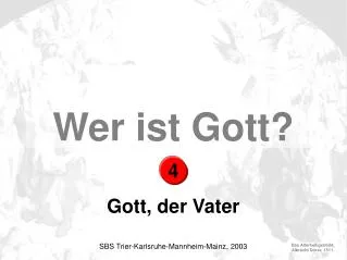 wer ist gott