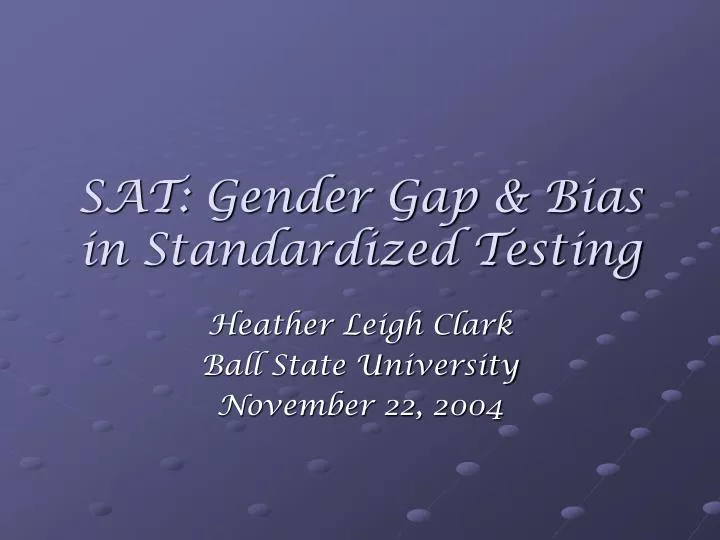sat gender gap bias in standardized testing