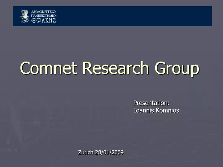 comnet research group