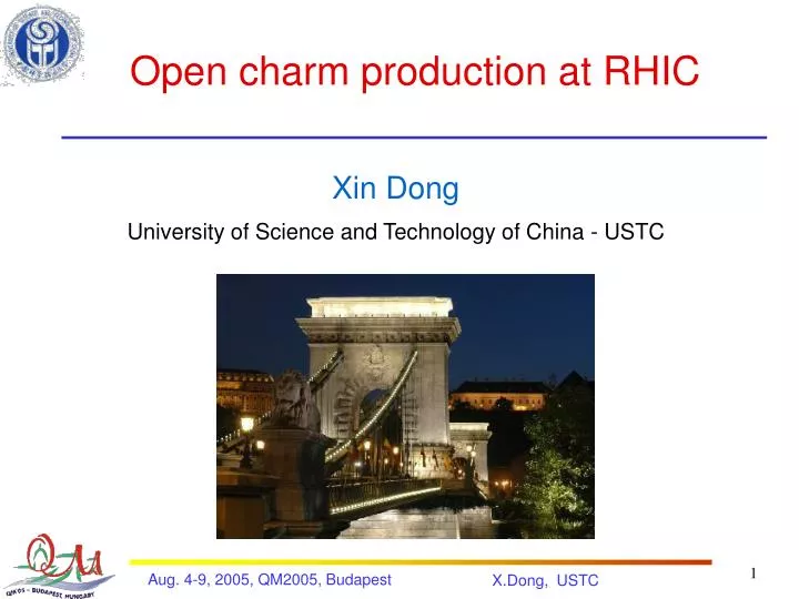 open charm production at rhic