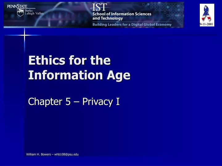 ethics for the information age