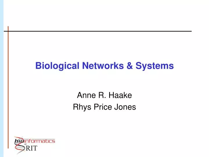biological networks systems
