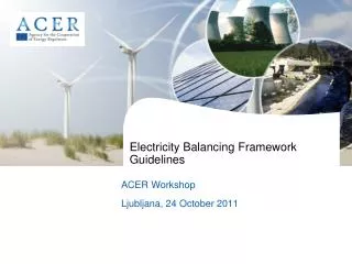 Electricity Balancing Framework Guidelines