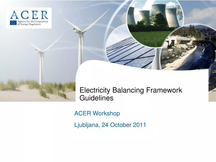 electricity balancing framework guidelines