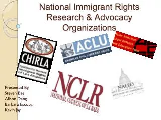 National Immigrant Rights Research &amp; Advocacy Organizations