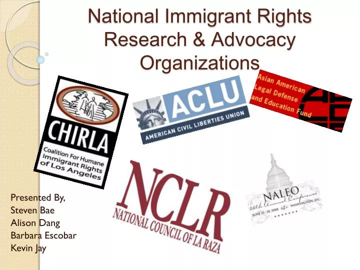 national immigrant rights research advocacy organizations