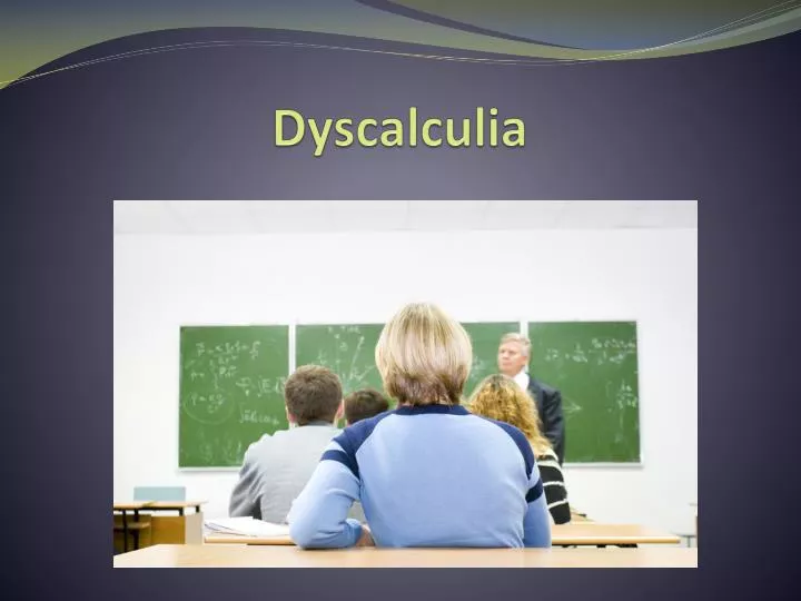 dyscalculia