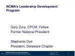 NCMA’s Leadership Development Program - slide 1