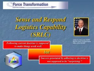Sense and Respond Logistics Capability (SRLC)