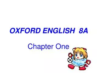 OXFORD ENGLISH 8A