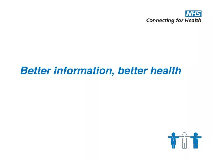 better information better health